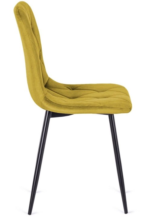 Krzesło tapicerowane BORGO VELVET OLIVE SMOKE