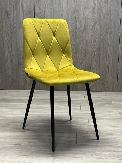 Krzesło tapicerowane BORGO VELVET OLIVE SMOKE