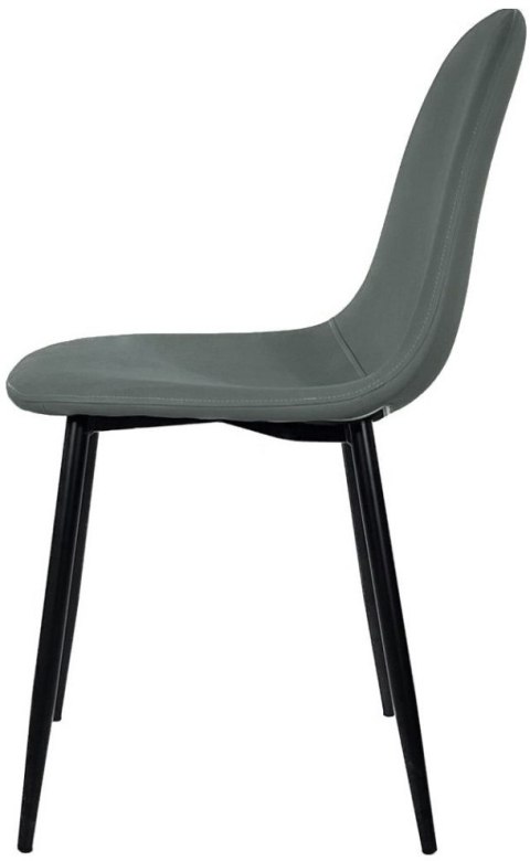 Krzesło tapicerowane GIULIA GREY PU