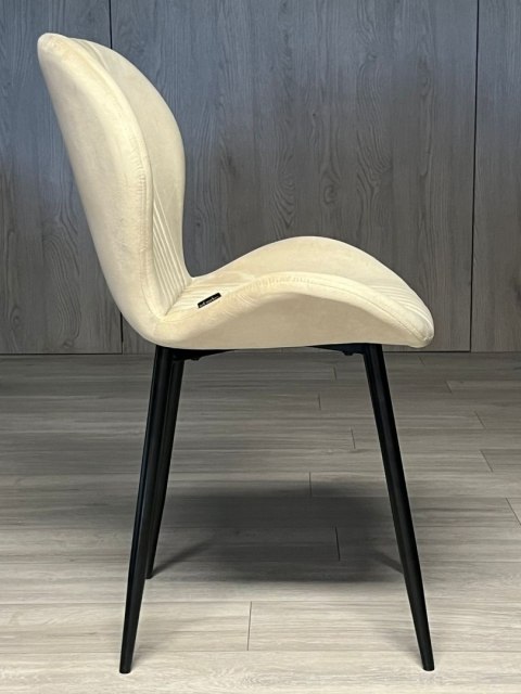 Krzesło tapicerowane MONTI VELVET BEIGE