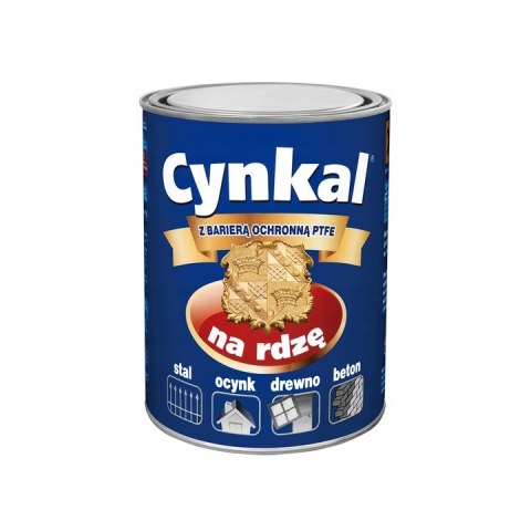 GRUNTOEMALIA AKRYLOWA CYNKAL 2,5 CZARNY PÓŁMAT 9005