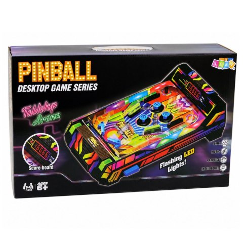 Gra Stołowa Pinball Elektroniczny Fliper Z Licznikiem Punktów LED Dźwięki