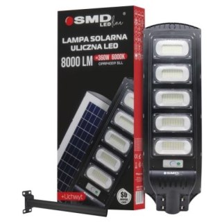LAMPA LED ULICZNA SOLARNA 360W 20AH 6000K 800LM + UCHWYT