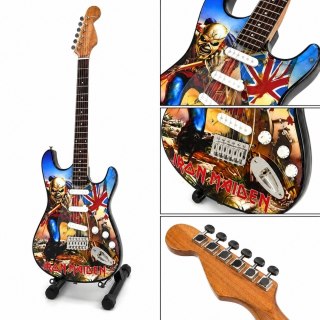 Mini Gitara Dekoracyjna Iron Maiden - Prezent dla fana - MGT-6422