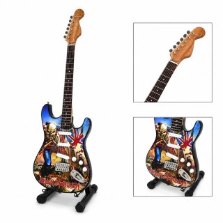 Mini Gitara Dekoracyjna Iron Maiden - Prezent dla fana - MGT-6422