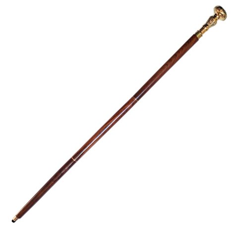 Klasyczna Laska do Chodzenia Składana z Mosiężną Rączką - DNU-WS-006