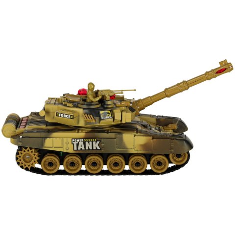 Czołg zdalnie sterowany na pilota RC War Tank 9993 2.4 GHz pustynny