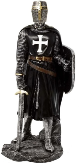 Rycerz - krzyżowiec - figurka z poliresinu - MC-23078