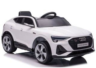 Auto Na Akumulator Audi E- Tron Białe QLS-6688 Światła LED MP3
