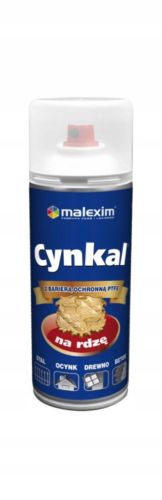 AEROZOL CYNKAL 0.4L BIAŁY 9003