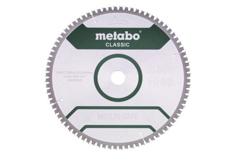 PIŁA TARCZOWA MULTI CUT CLASSIC 305*30MM Z80.