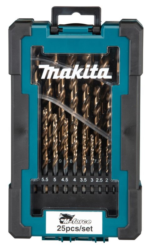 ZESTAW WIERTEŁ HSS TYTAN M-FORCE DO METALU 1.0-13MM 25 SZT.