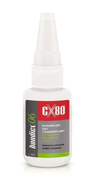KLEJ CYJANOAKRYLOWY BONDICX 06 50G