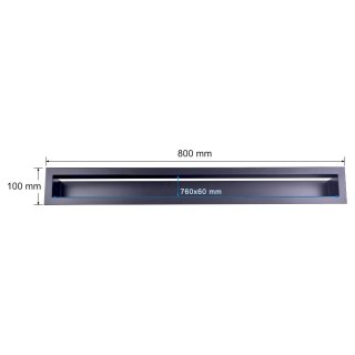 KRATKA KOMINKOWA LUFT 100*800MM