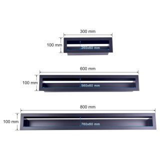 KRATKA KOMINKOWA LUFT 100*800MM