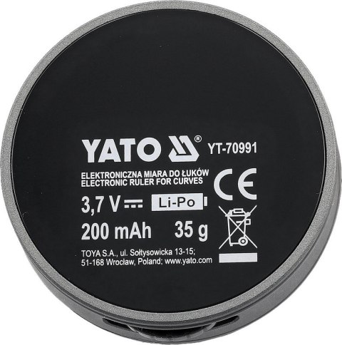 KRZYWOMIERZ - ELEKTRONICZNA MIARA DO ŁUKÓW 0-99,9M.