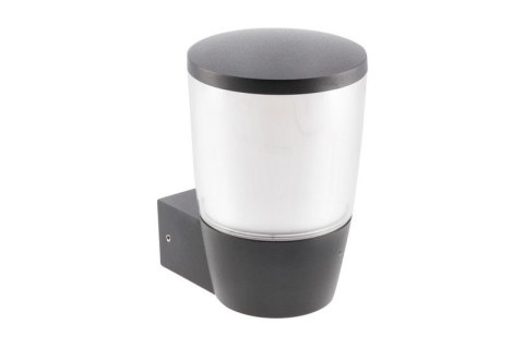LAMPA OGRODOWA TOT-AU MAX.15W KINKIET PROSTY GÓRNY, CZARNA