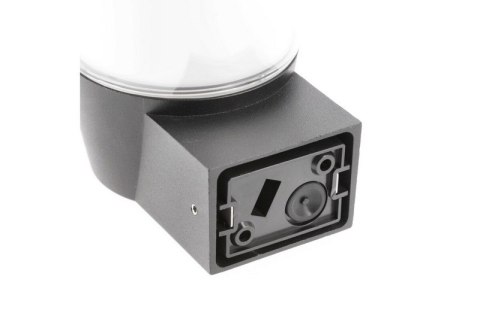 LAMPA OGRODOWA TOT-AU MAX.15W KINKIET PROSTY GÓRNY, CZARNA