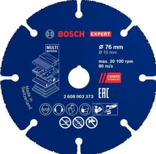 TARCZA TNĄCA WĘGLIKOWA EXPERT MULTI MATERIAL 76MM